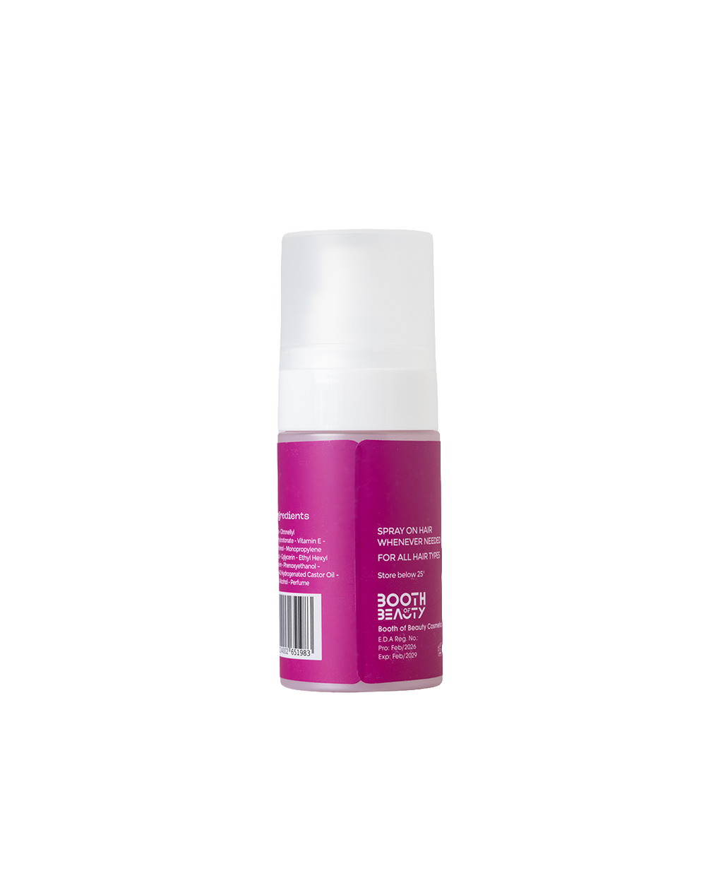 Hair Deodorant Perfume French Berries Infused