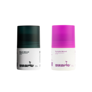 Giraffe Due ( Black & Purple )