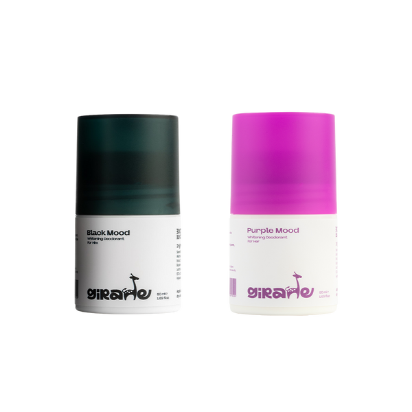 Giraffe Due ( Black & Purple )