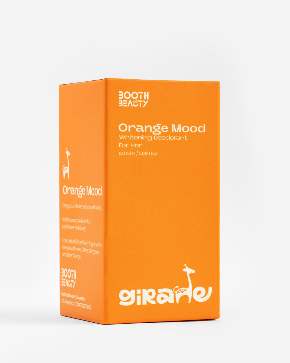 Giraffe orange mood deodorant