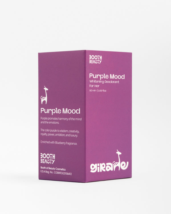 Giraffe purple mood deodorant